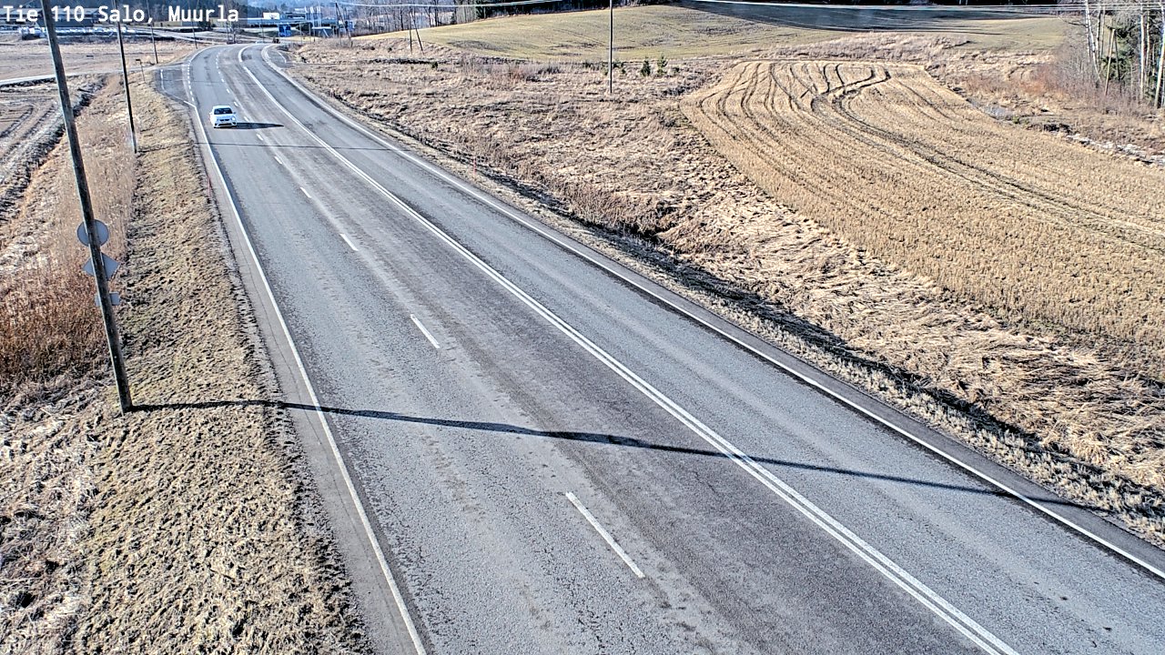 Weather Camera Image Road 110 Salo, Muurla, Salo, Varsinais-Suomi