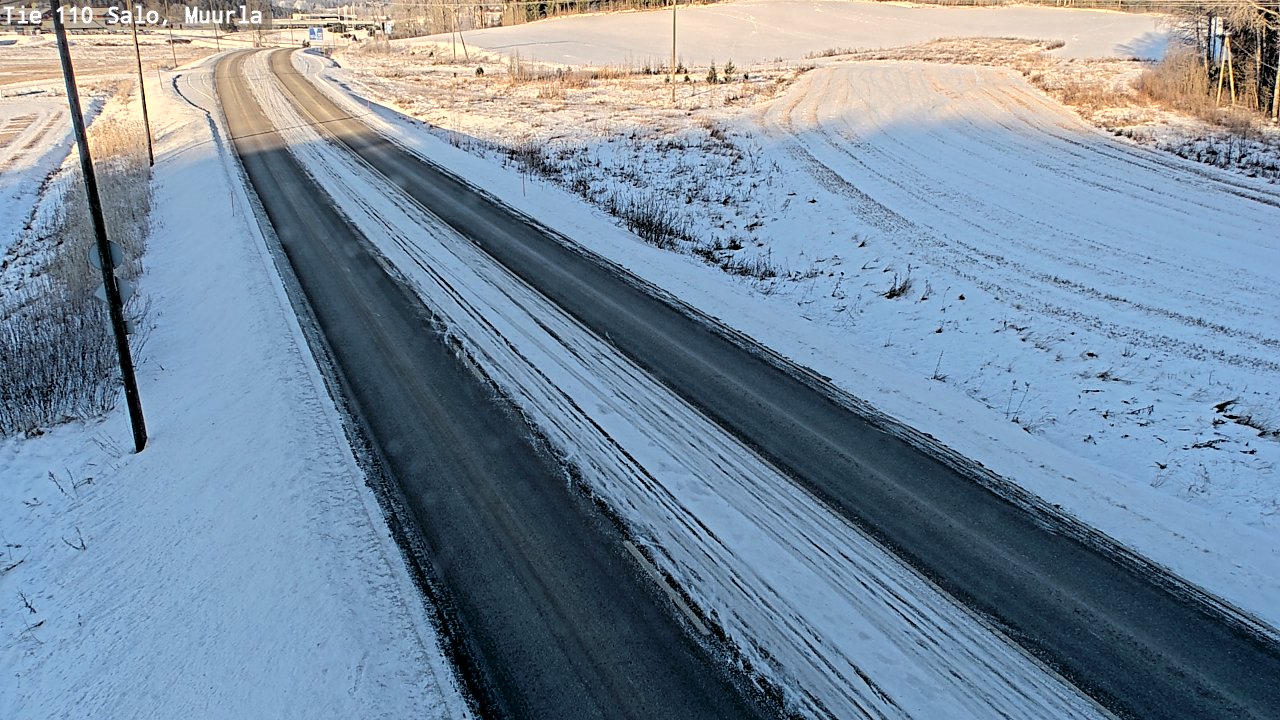 Weather Camera Image Road 110 Salo, Muurla, Salo, Varsinais-Suomi