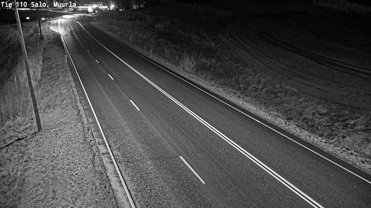 Weather Camera Image Väg 110 Salo, Muurla, Salo, Varsinais-Suomi