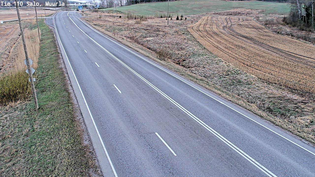 Weather Camera Image Road 110 Salo, Muurla, Salo, Varsinais-Suomi
