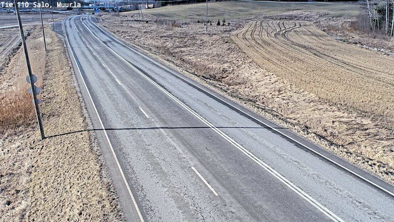 Weather Camera Image Road 110 Salo, Muurla, Salo, Varsinais-Suomi