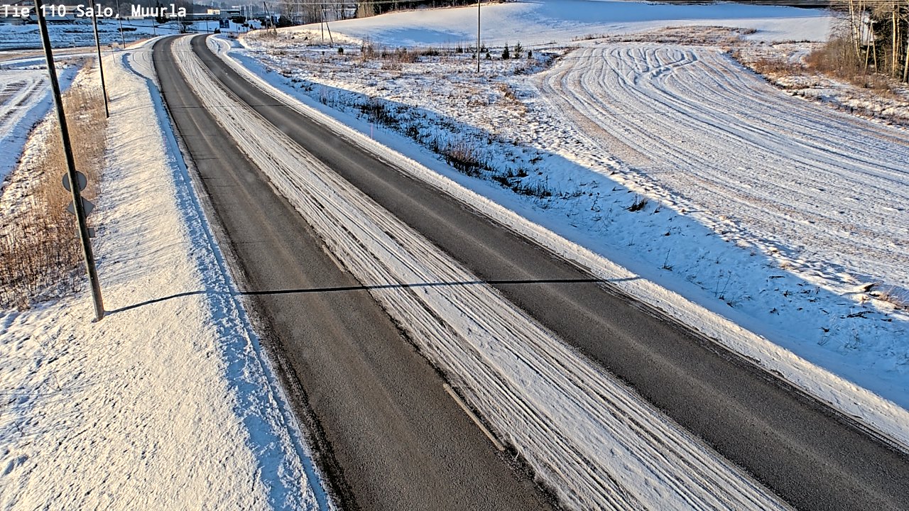 Weather Camera Image Väg 110 Salo, Muurla, Salo, Varsinais-Suomi