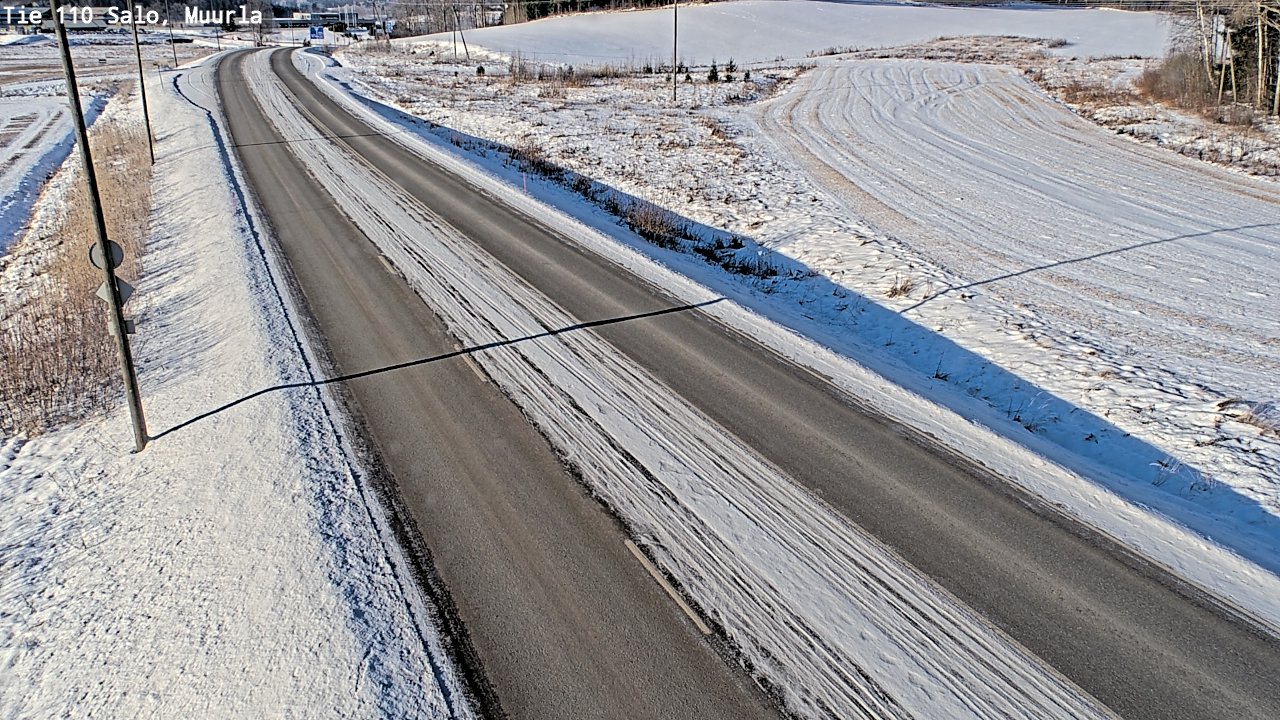 Weather Camera Image Road 110 Salo, Muurla, Salo, Varsinais-Suomi