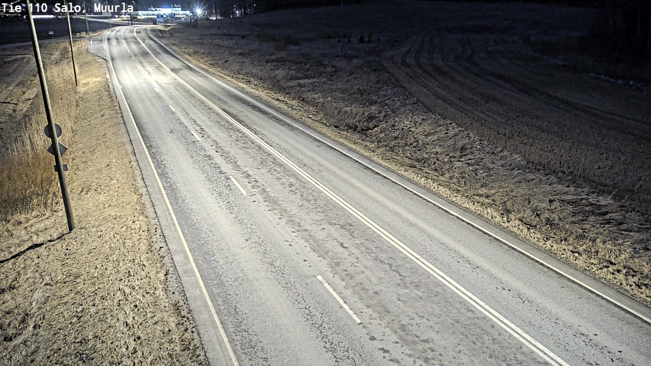Weather Camera Image Väg 110 Salo, Muurla, Salo, Varsinais-Suomi