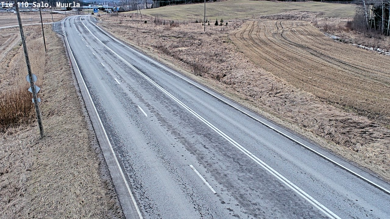 Weather Camera Image Road 110 Salo, Muurla, Salo, Varsinais-Suomi