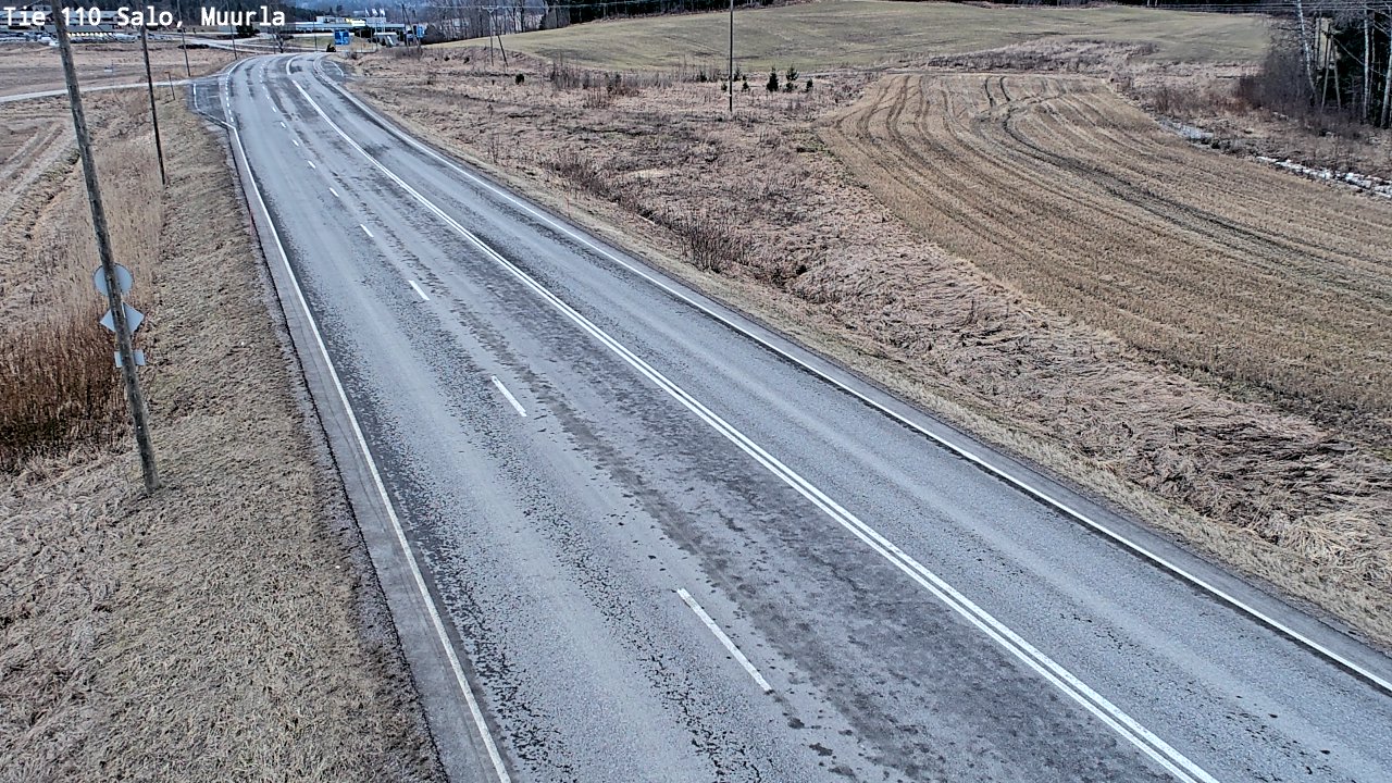 Weather Camera Image Road 110 Salo, Muurla, Salo, Varsinais-Suomi