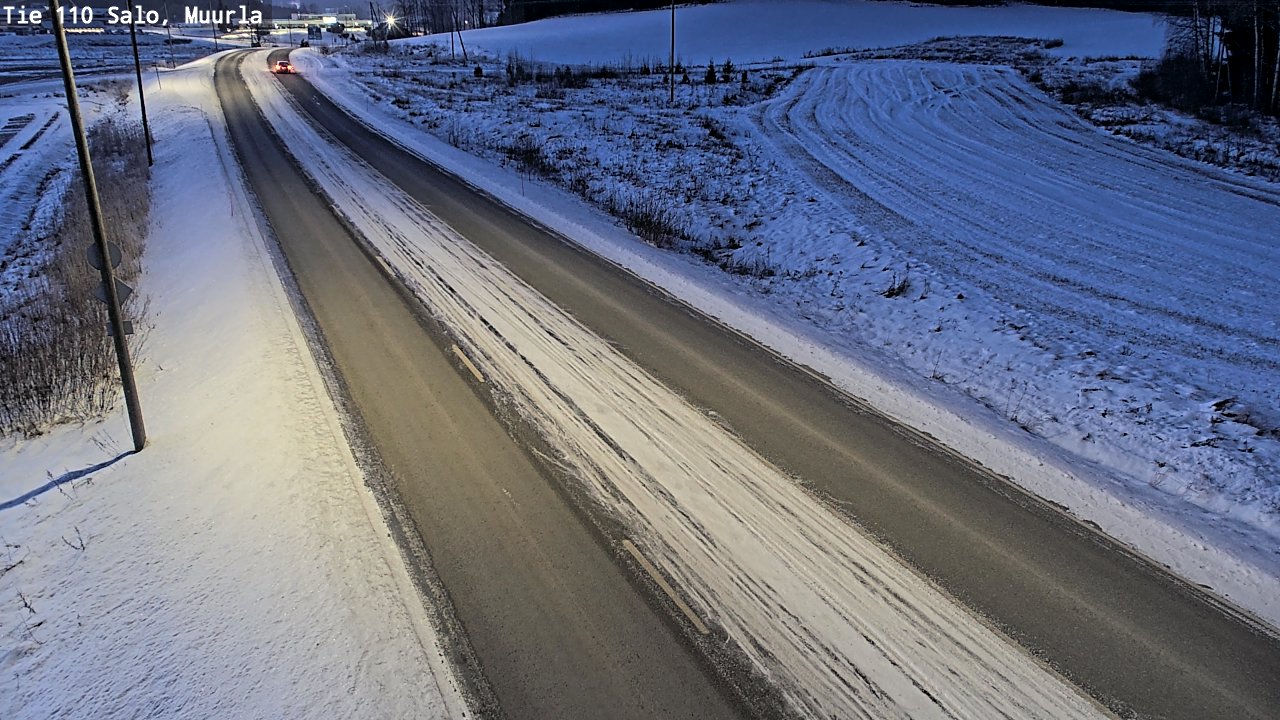 Weather Camera Image Väg 110 Salo, Muurla, Salo, Varsinais-Suomi