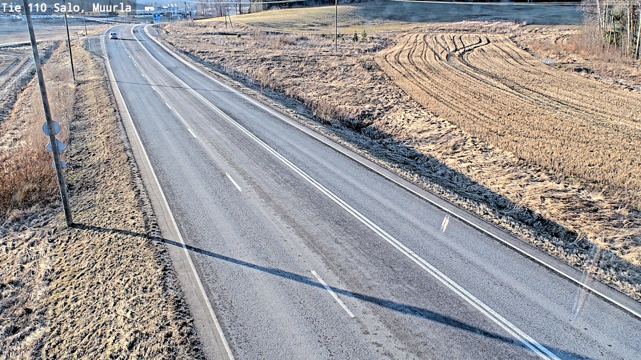 Weather Camera Image Road 110 Salo, Muurla, Salo, Varsinais-Suomi