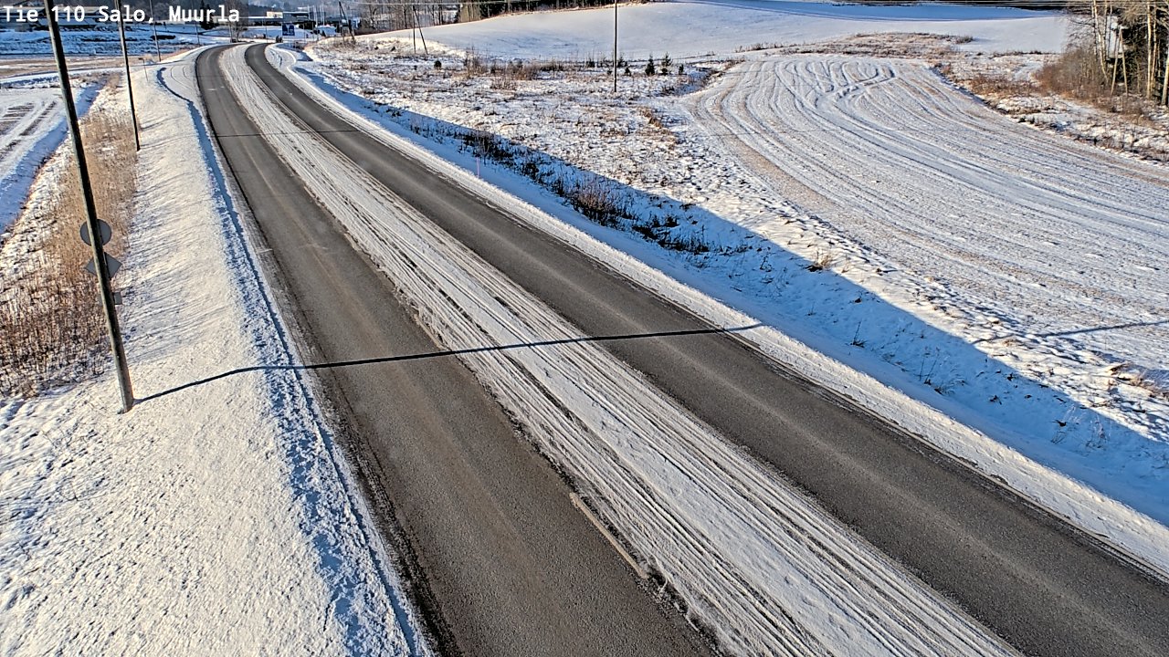 Weather Camera Image Road 110 Salo, Muurla, Salo, Varsinais-Suomi