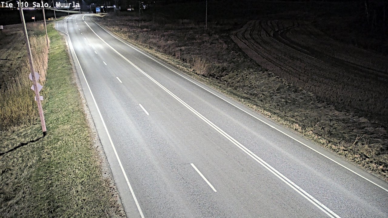 Weather Camera Image Väg 110 Salo, Muurla, Salo, Varsinais-Suomi