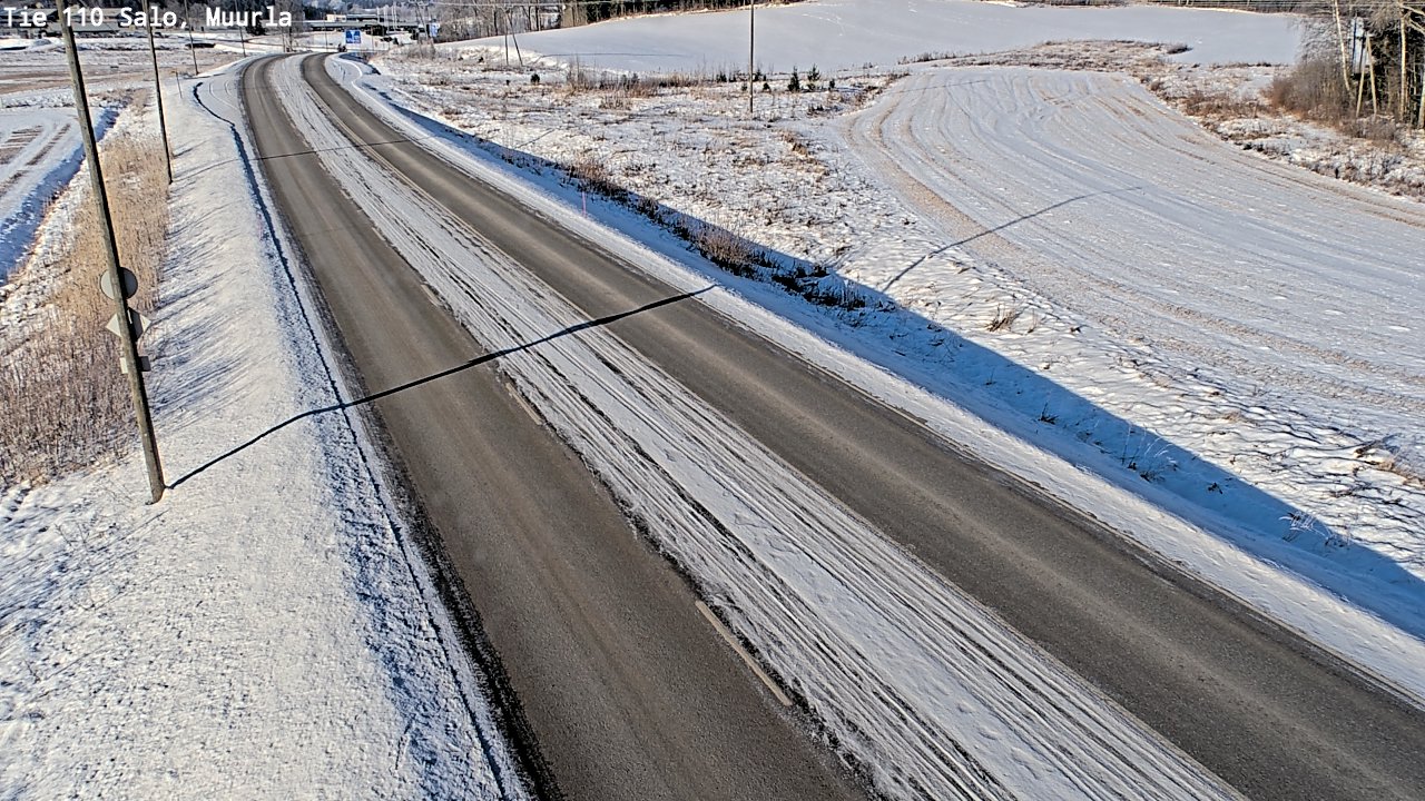 Weather Camera Image Road 110 Salo, Muurla, Salo, Varsinais-Suomi