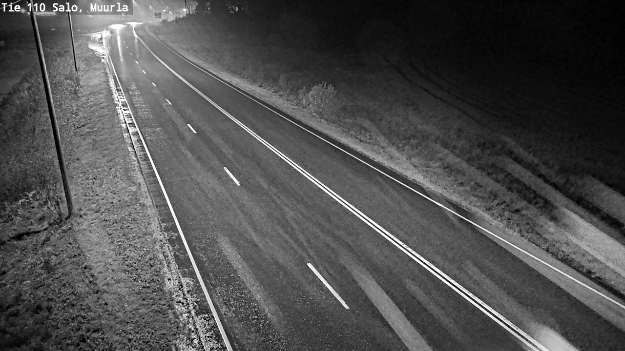 Weather Camera Image Väg 110 Salo, Muurla, Salo, Varsinais-Suomi