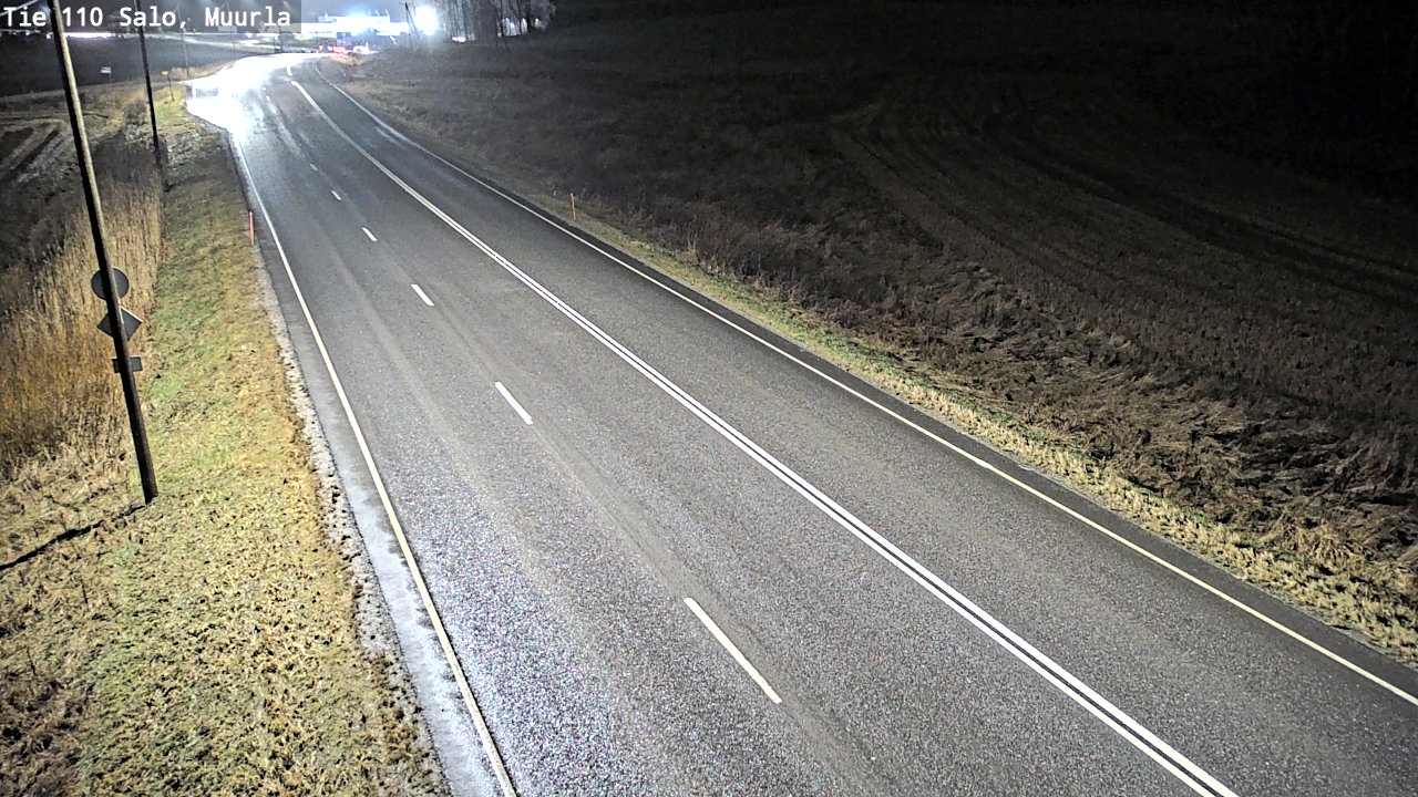 Weather Camera Image Väg 110 Salo, Muurla, Salo, Varsinais-Suomi