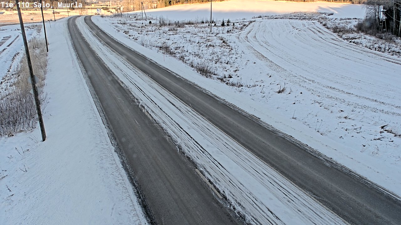 Weather Camera Image Road 110 Salo, Muurla, Salo, Varsinais-Suomi