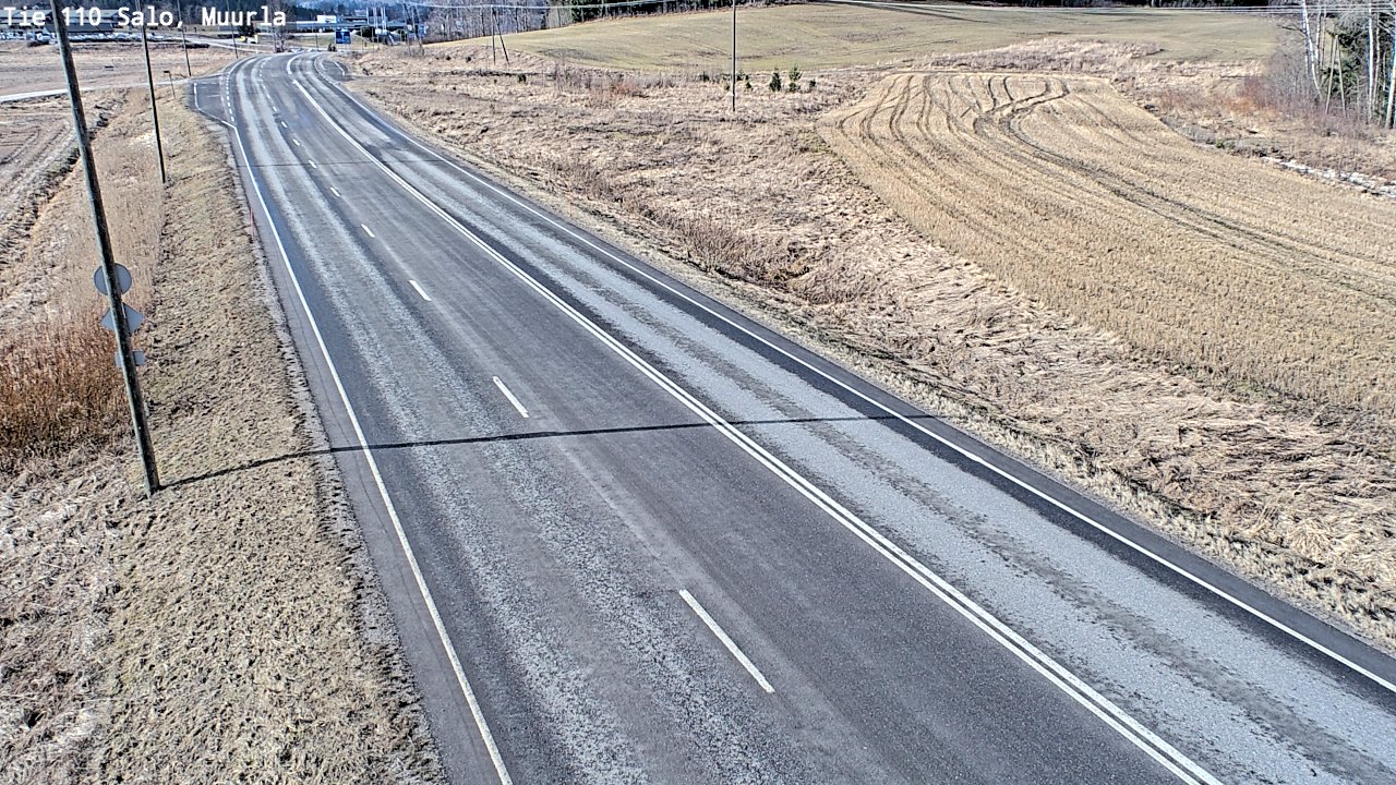 Weather Camera Image Road 110 Salo, Muurla, Salo, Varsinais-Suomi