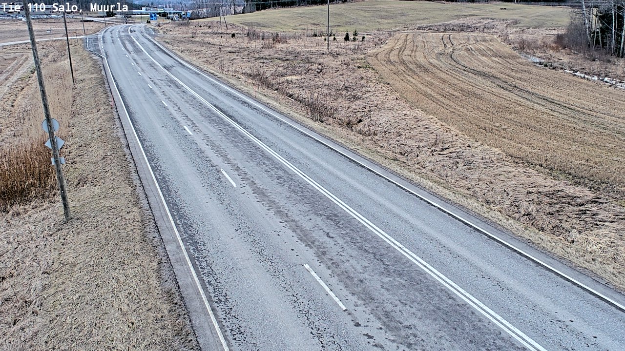 Weather Camera Image Road 110 Salo, Muurla, Salo, Varsinais-Suomi