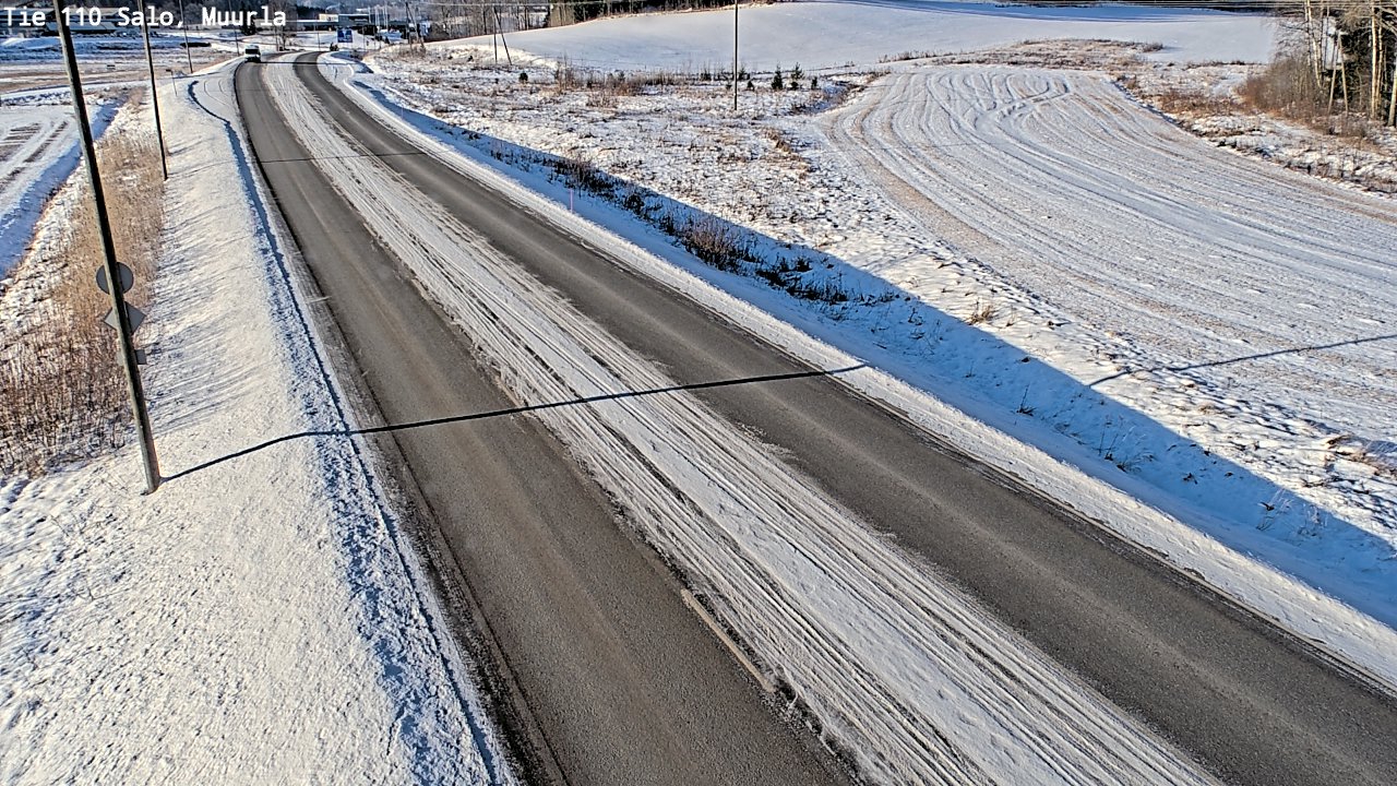 Weather Camera Image Road 110 Salo, Muurla, Salo, Varsinais-Suomi