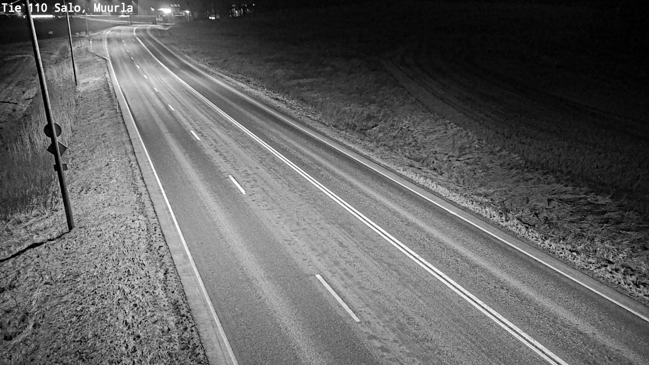 Weather Camera Image Väg 110 Salo, Muurla, Salo, Varsinais-Suomi