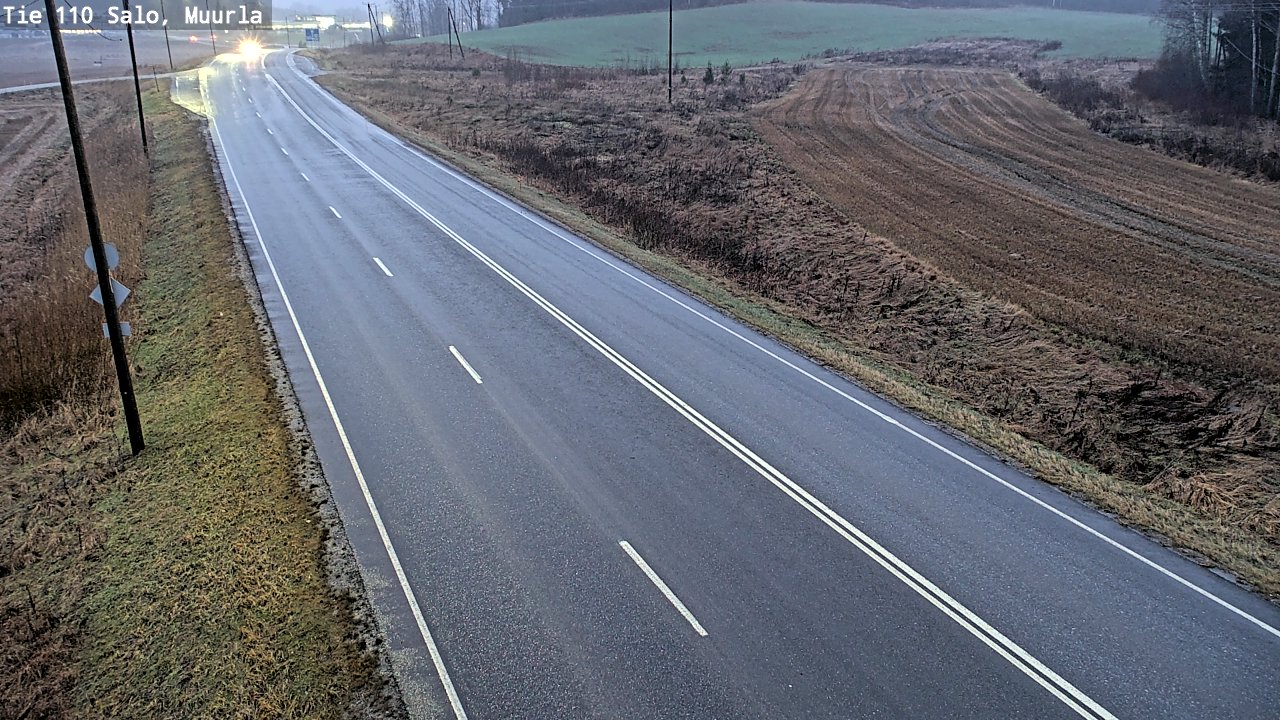 Weather Camera Image Väg 110 Salo, Muurla, Salo, Varsinais-Suomi