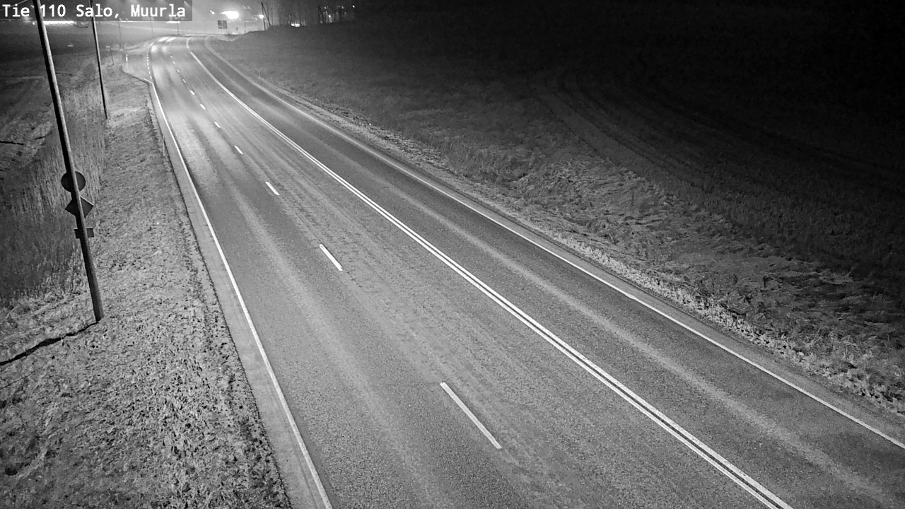 Weather Camera Image Väg 110 Salo, Muurla, Salo, Varsinais-Suomi