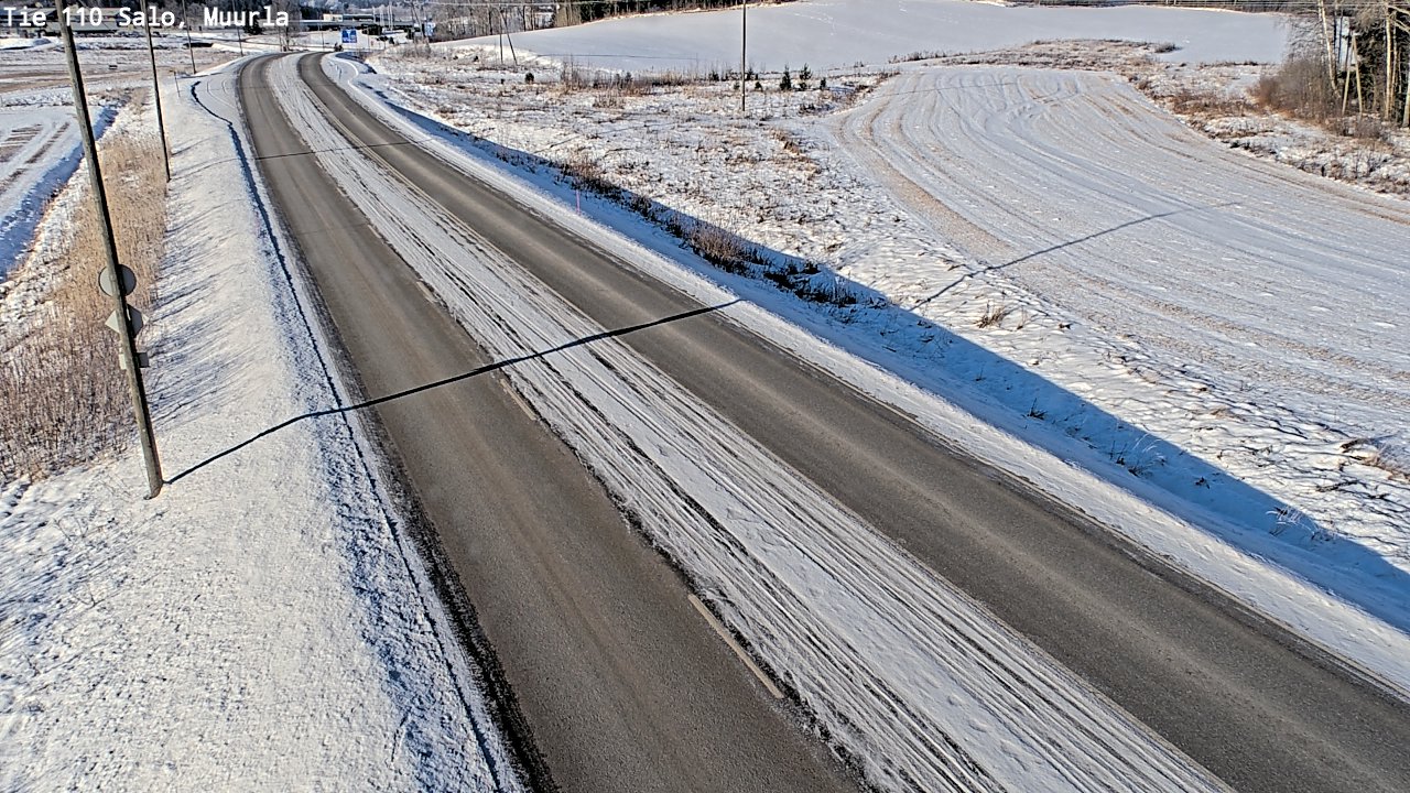 Weather Camera Image Road 110 Salo, Muurla, Salo, Varsinais-Suomi