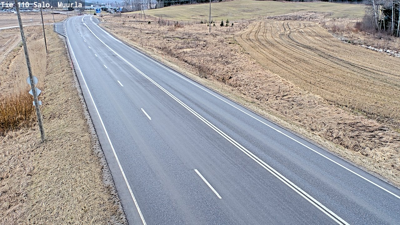 Weather Camera Image Road 110 Salo, Muurla, Salo, Varsinais-Suomi