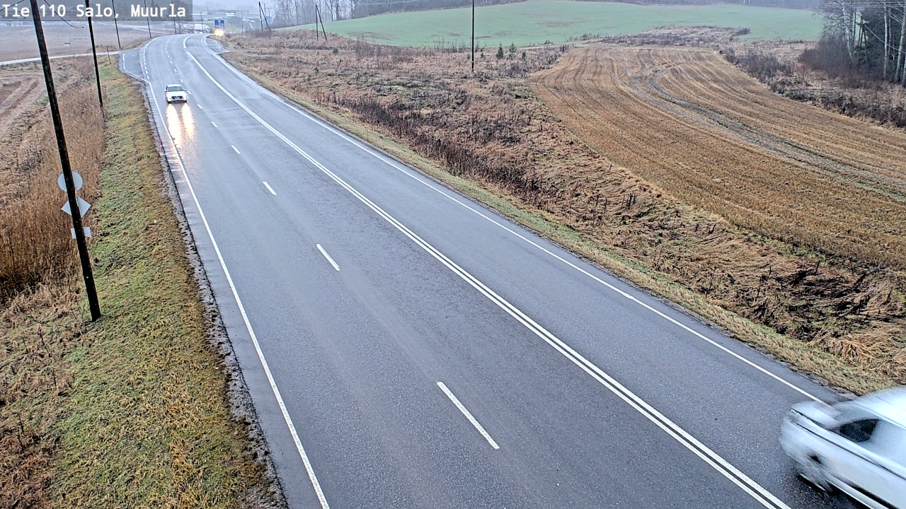 Weather Camera Image Väg 110 Salo, Muurla, Salo, Varsinais-Suomi