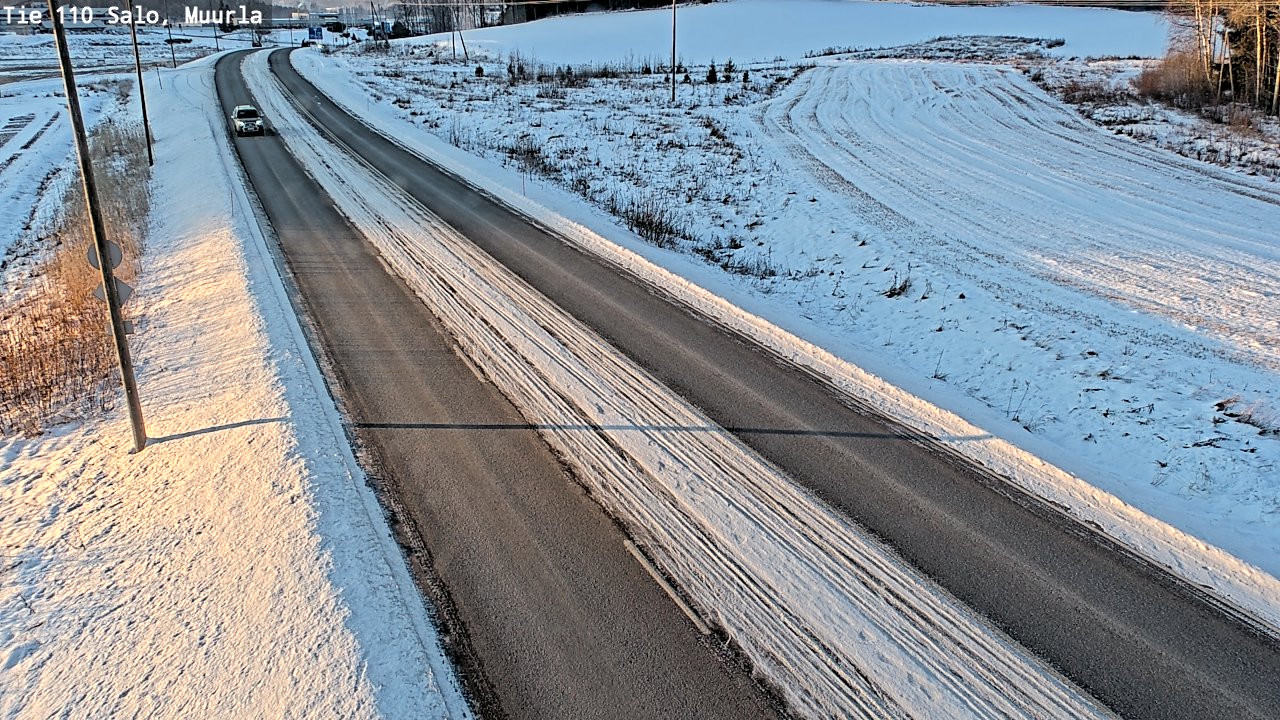 Weather Camera Image Väg 110 Salo, Muurla, Salo, Varsinais-Suomi