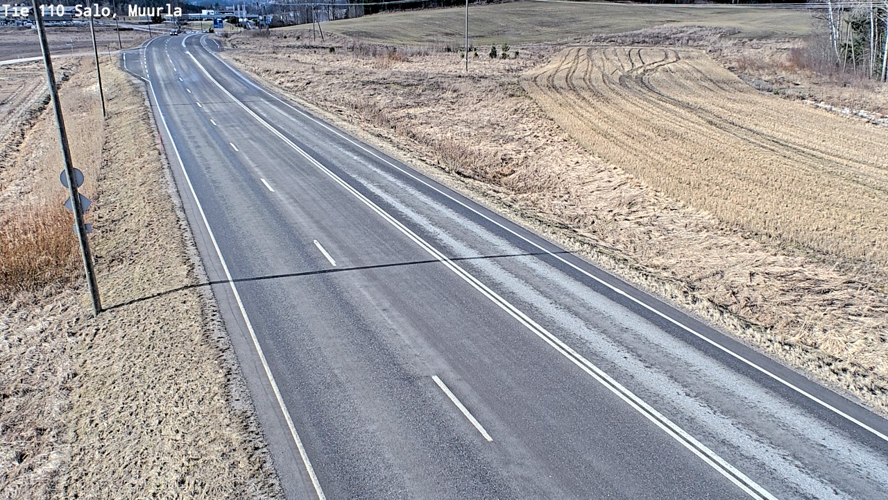 Weather Camera Image Road 110 Salo, Muurla, Salo, Varsinais-Suomi