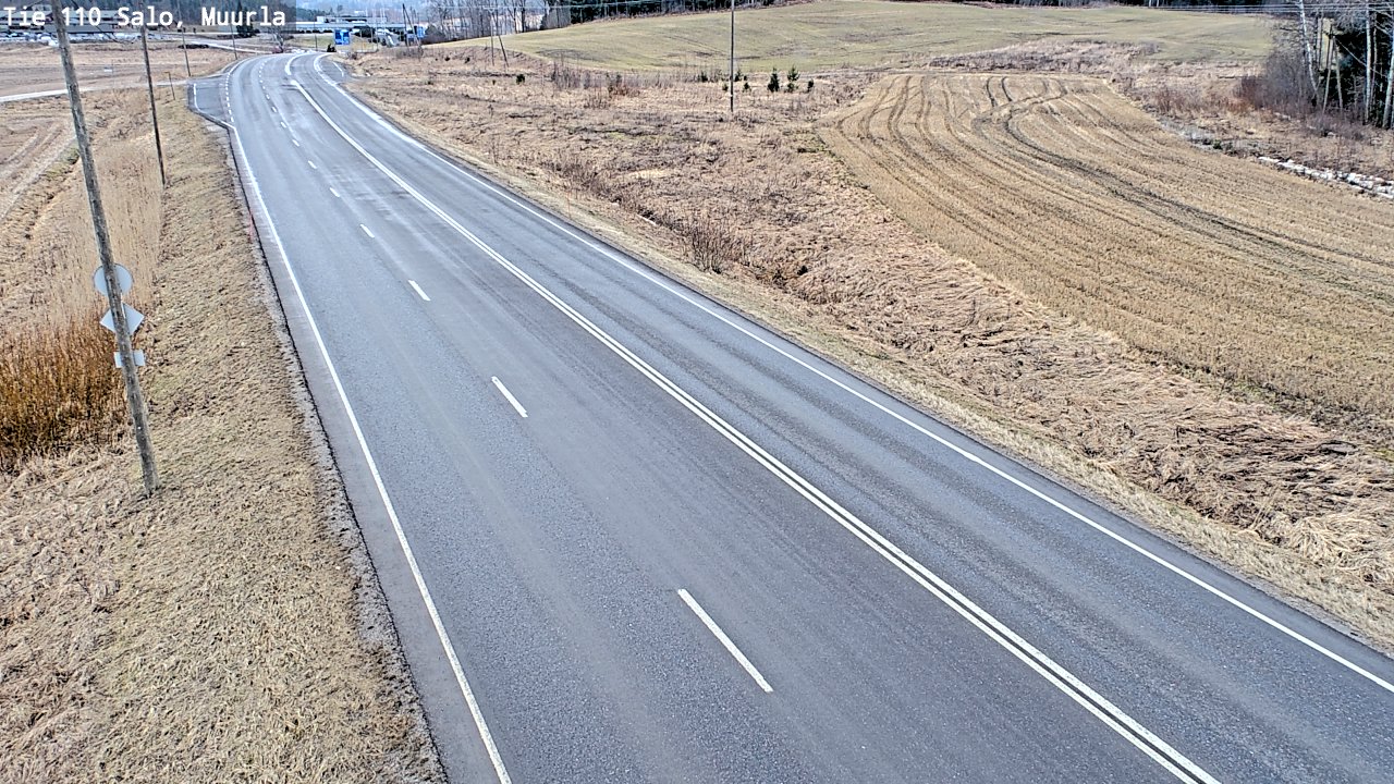 Weather Camera Image Road 110 Salo, Muurla, Salo, Varsinais-Suomi