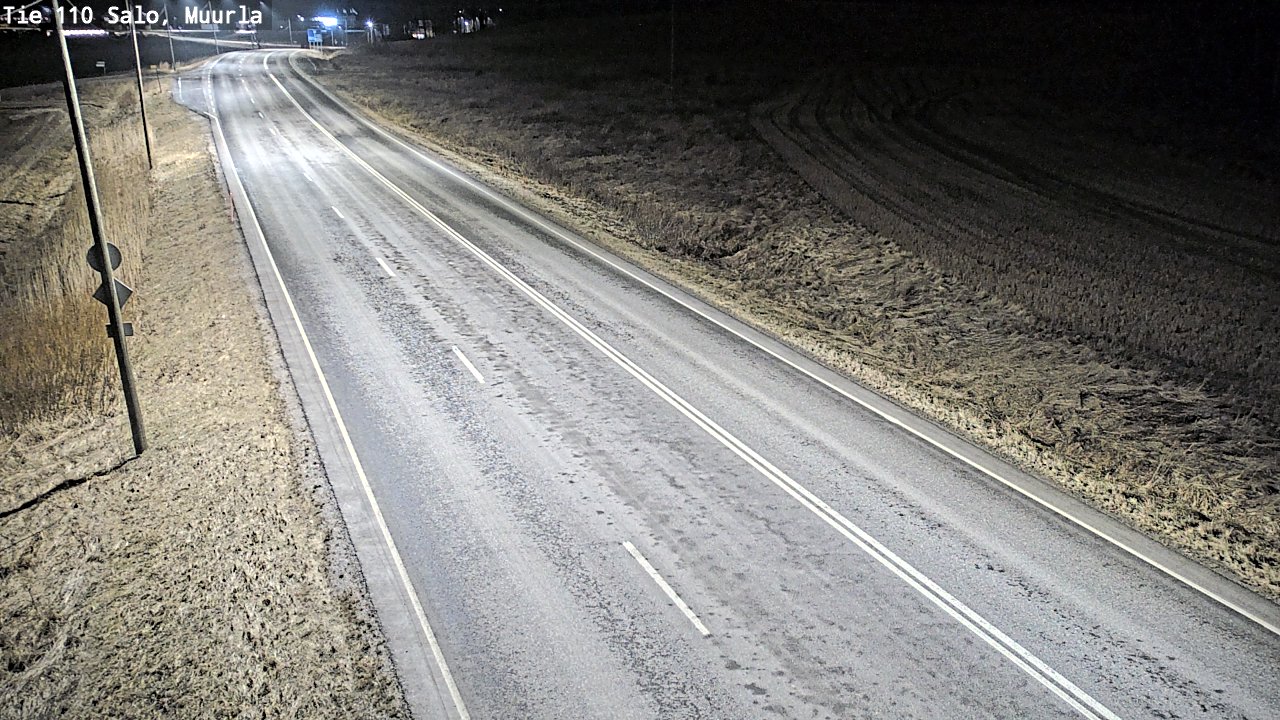 Weather Camera Image Väg 110 Salo, Muurla, Salo, Varsinais-Suomi