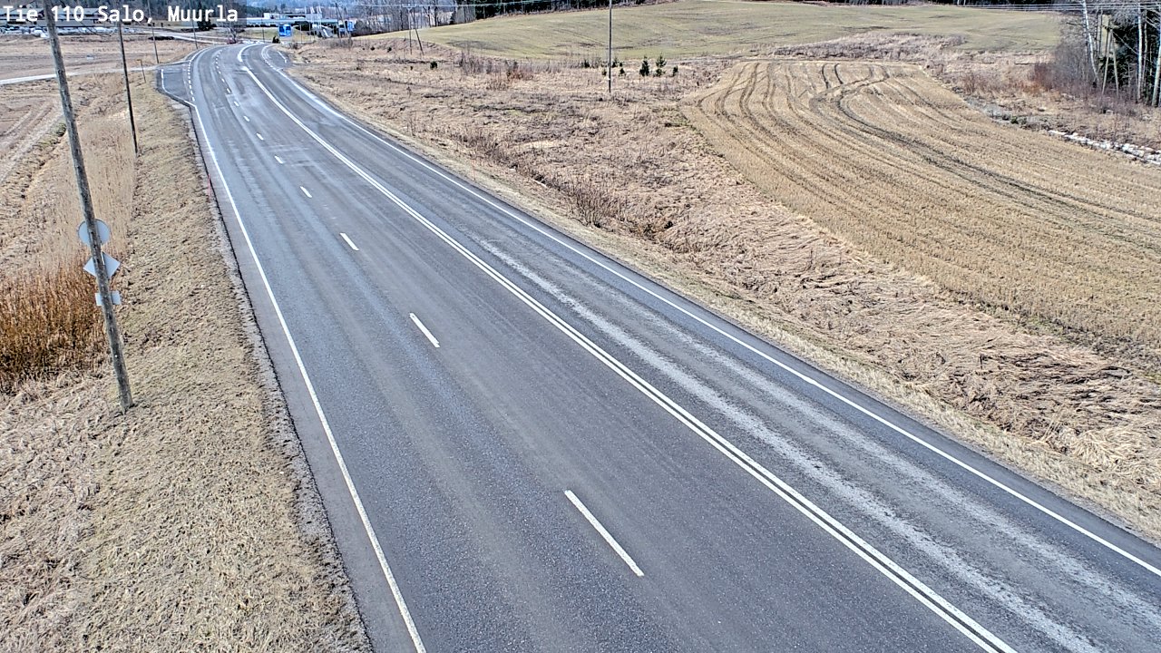 Weather Camera Image Road 110 Salo, Muurla, Salo, Varsinais-Suomi