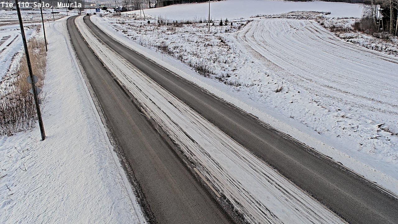 Weather Camera Image Väg 110 Salo, Muurla, Salo, Varsinais-Suomi