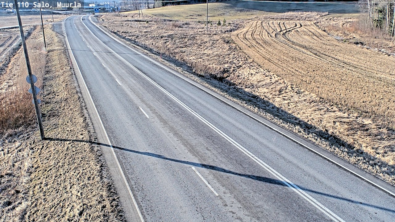 Weather Camera Image Road 110 Salo, Muurla, Salo, Varsinais-Suomi