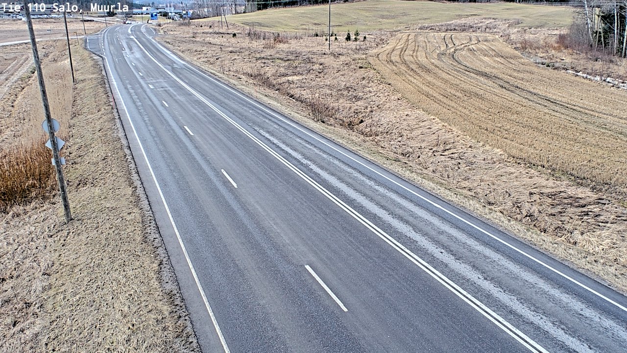 Weather Camera Image Road 110 Salo, Muurla, Salo, Varsinais-Suomi