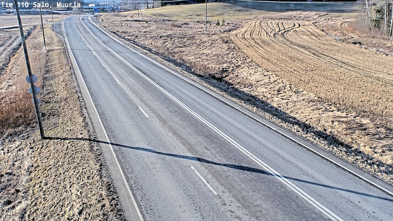 Weather Camera Image Road 110 Salo, Muurla, Salo, Varsinais-Suomi