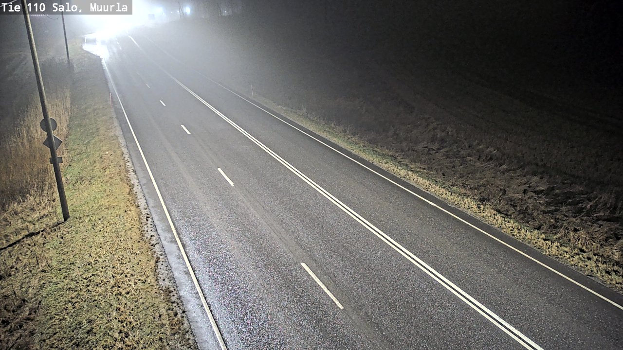 Weather Camera Image Väg 110 Salo, Muurla, Salo, Varsinais-Suomi