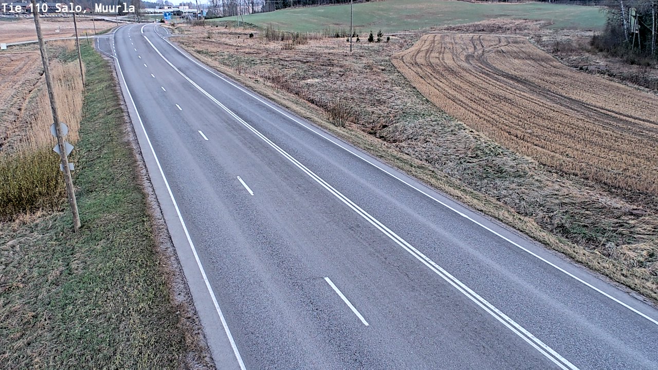 Weather Camera Image Road 110 Salo, Muurla, Salo, Varsinais-Suomi
