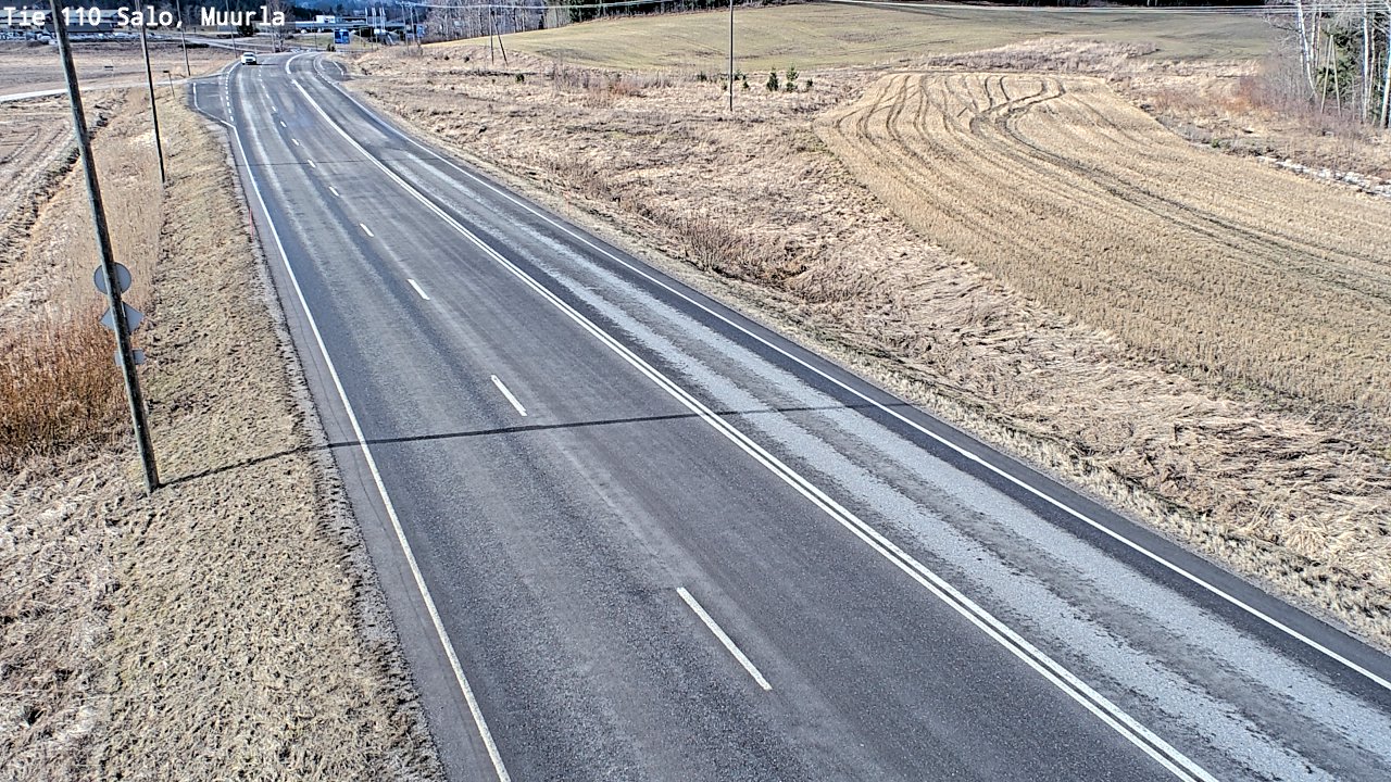 Weather Camera Image Road 110 Salo, Muurla, Salo, Varsinais-Suomi