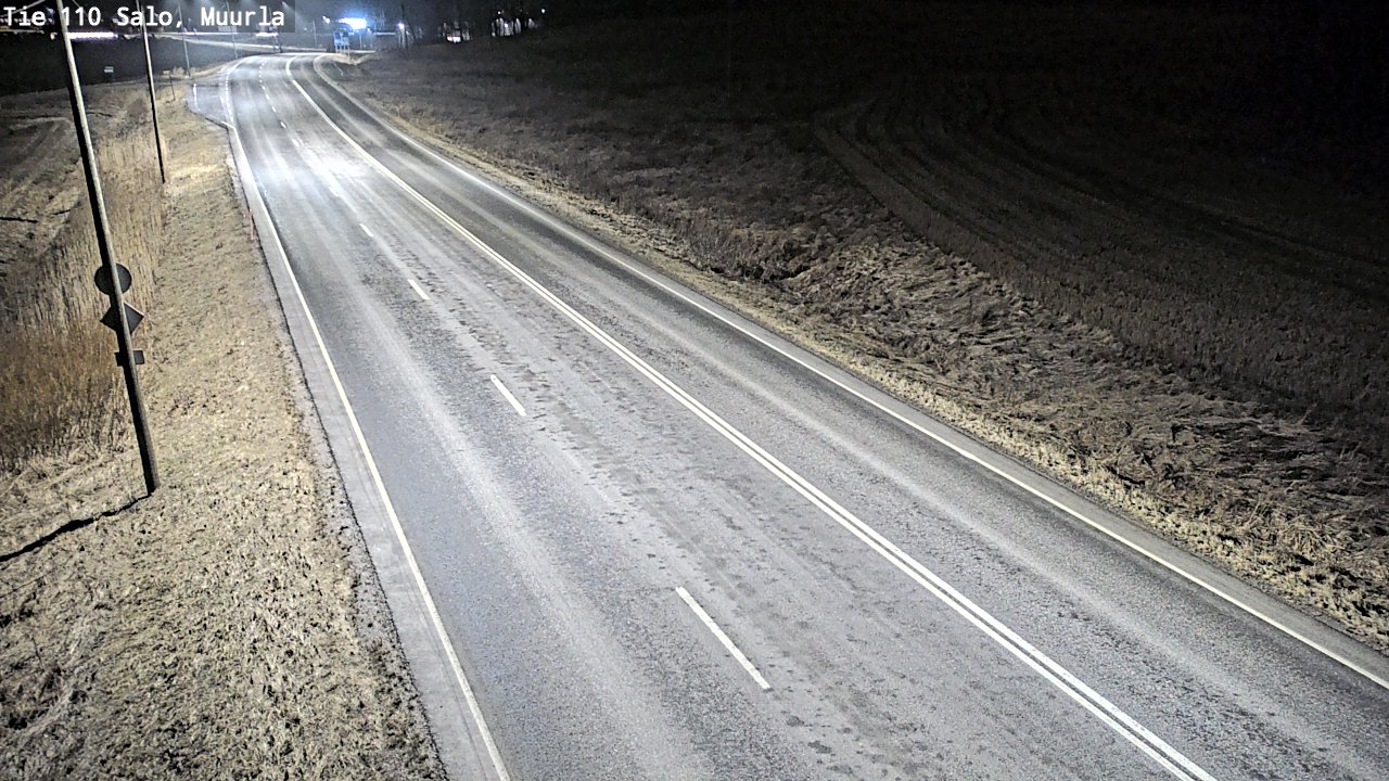 Weather Camera Image Väg 110 Salo, Muurla, Salo, Varsinais-Suomi