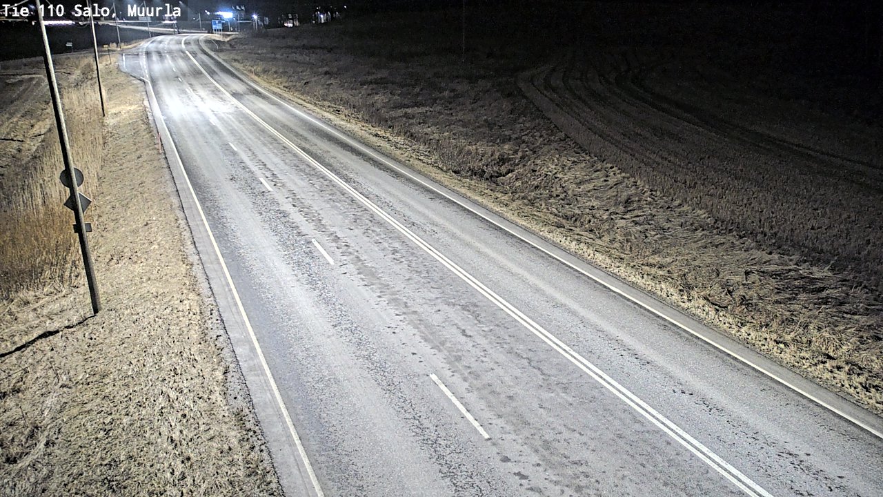 Weather Camera Image Väg 110 Salo, Muurla, Salo, Varsinais-Suomi