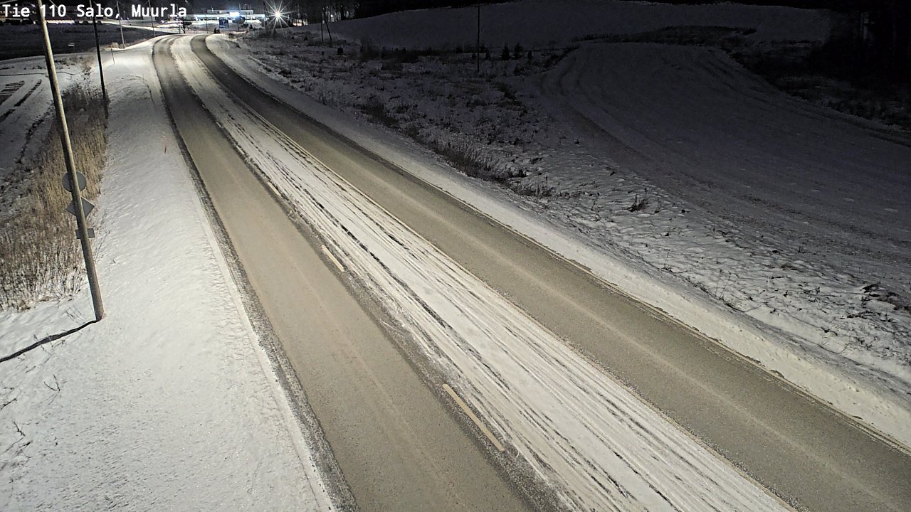 Weather Camera Image Väg 110 Salo, Muurla, Salo, Varsinais-Suomi