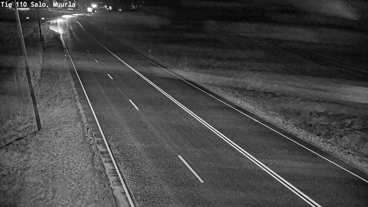 Weather Camera Image Väg 110 Salo, Muurla, Salo, Varsinais-Suomi