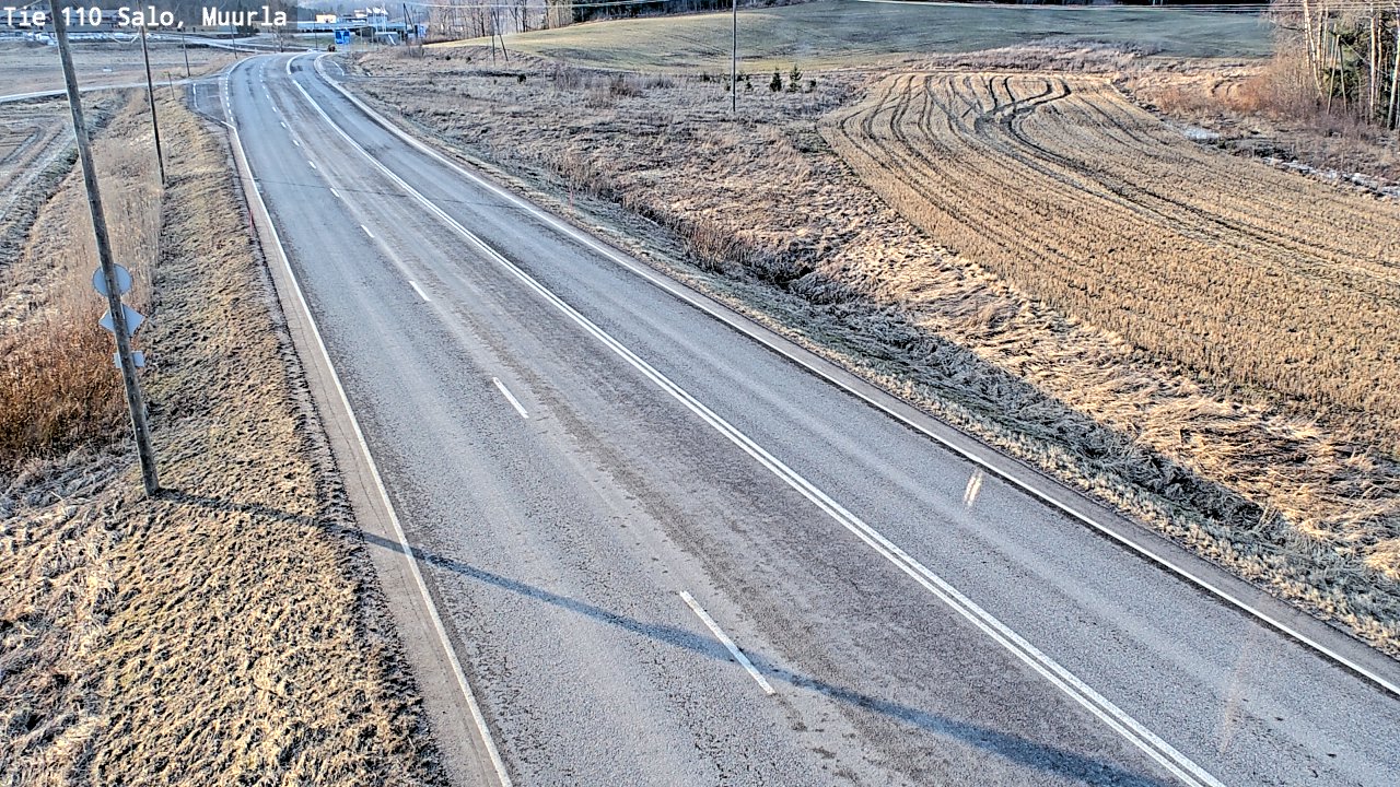 Weather Camera Image Road 110 Salo, Muurla, Salo, Varsinais-Suomi