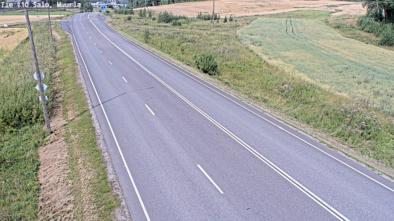 Weather Camera Image Road 110 Salo, Muurla, Salo, Varsinais-Suomi