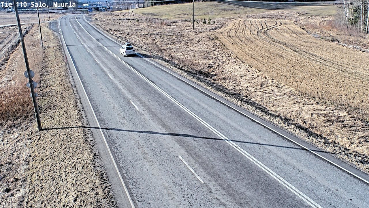 Weather Camera Image Road 110 Salo, Muurla, Salo, Varsinais-Suomi