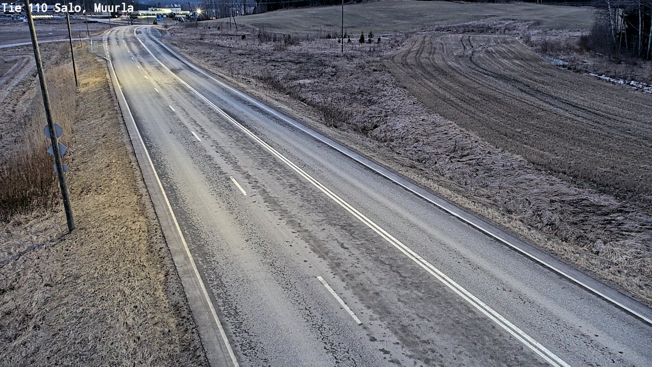 Weather Camera Image Road 110 Salo, Muurla, Salo, Varsinais-Suomi