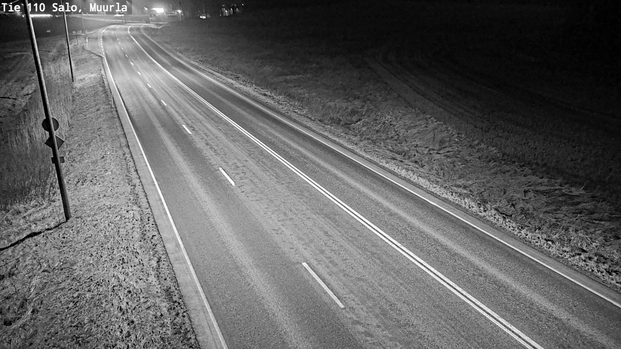 Weather Camera Image Väg 110 Salo, Muurla, Salo, Varsinais-Suomi