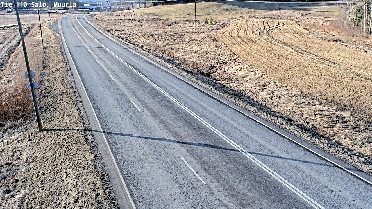 Weather Camera Image Road 110 Salo, Muurla, Salo, Varsinais-Suomi