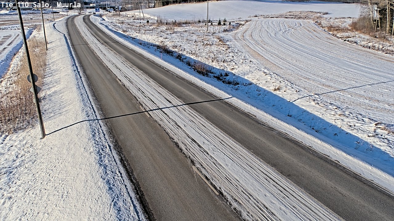 Weather Camera Image Road 110 Salo, Muurla, Salo, Varsinais-Suomi